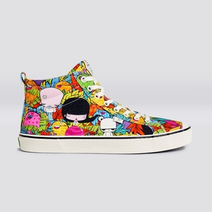 OCA HIGH Cariuma High Top Tela OCA High Toz Print Homme | IGH-8619381